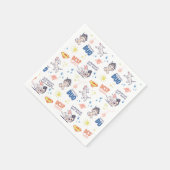 ベビークリプト&マンすごいパターン スタンダードカクテルナプキン (角)