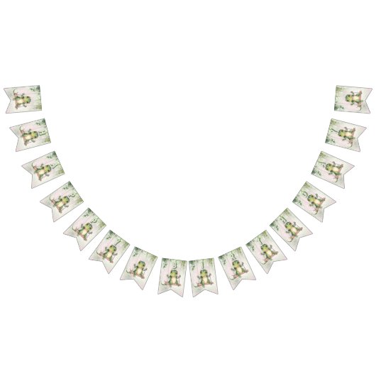 ベビークロコダイル旗 バンティングフラッグ (全)