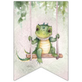 ベビークロコダイル旗 バンティングフラッグ (第1の旗)