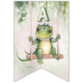 ベビークロコダイル旗 バンティングフラッグ (第3の旗)