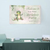 ベビークロコダイル誕生日へようこそ 横断幕 (トレードショー)