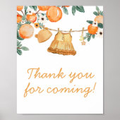 ベビークロセスラインオレンジフルーツ来様 ポスター (正面)