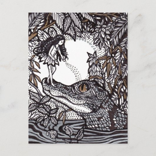 ベビークロックアンドフェアリー ポストカード (正面)