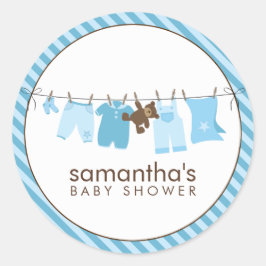 ベビークローザライン{blue} ラウンドシール