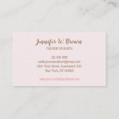 ベビークローツ 名刺 (裏面)