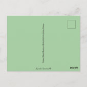 ベビーグスタフクリムトヴィンテージアート ポストカード (裏面)