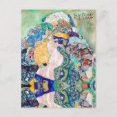 ベビーグスタフクリムトヴィンテージアート ポストカード (正面)