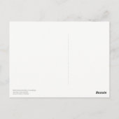 ベビーグラウンドホッグプティットマルモットハルケベックカナダ ポストカード (裏面)