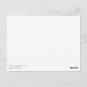 ベビーグラウンドホッグプティットマルモット春inカナダ ポストカード (裏面)