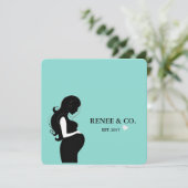 ベビーグラムシャワーお祝いスプリンクルパーティー 招待状 (スタンド正面)