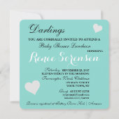 ベビーグラムシャワーお祝いスプリンクルパーティー 招待状 (裏面)