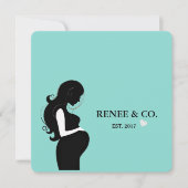 ベビーグラムシャワーお祝いスプリンクルパーティー 招待状 (正面)