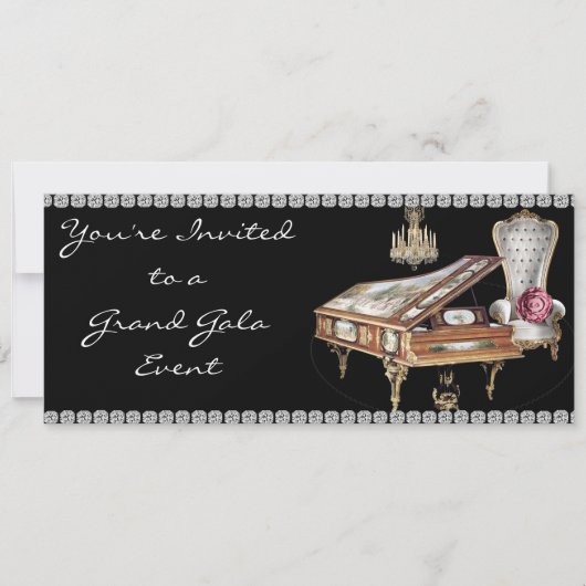 ベビーグランドガライベント招待状 招待状 (正面)