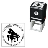 ベビーグランドピアノミュージカル楽器名アドレス セルフインキングスタンプ (インサイチュ)