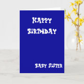 ベビーグリーティングカード カード (黄色い花)