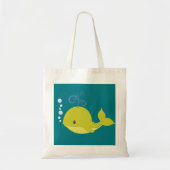 ベビーグリーンクジラ トートバッグ (正面)