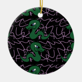 ベビーグリーンドラゴン セラミックオーナメント
