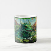 ベビーグリーンハワイアンファイアドラゴン&ボルカノス コーヒーマグカップ (中央)