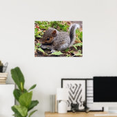 ベビーグレイ ポスター (ホームオフィス)