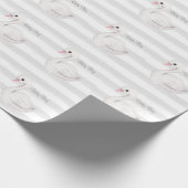 ベビーグ男女兼用レーベイビーシャワー ラッピングペーパー (角)