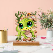 ベビーゲッコスかわいい漫画のキャラクター アクリルサイン (ウェディング)