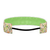 ベビーゲッコスかわいい漫画のキャラクター アスレチックヘッドバンド (裏面)