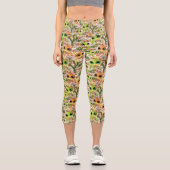 ベビーゲッコスかわいい漫画のキャラクター カプリレギンス (正面)