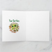 ベビーゲッコスかわいい漫画のキャラクター カード (内部)