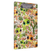 ベビーゲッコスかわいい漫画のキャラクター クリップボード (右)