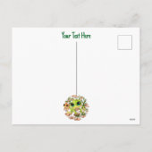 ベビーゲッコスかわいい漫画のキャラクター シーズンポストカード (裏面)