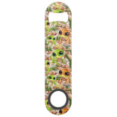 ベビーゲッコスかわいい漫画のキャラクター スピード栓抜き (裏面)