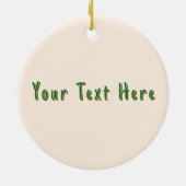 ベビーゲッコスかわいい漫画のキャラクター セラミックオーナメント (裏面)