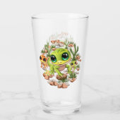 ベビーゲッコスかわいい漫画のキャラクター タンブラーグラス (裏面)