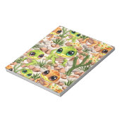 ベビーゲッコスかわいい漫画のキャラクター ノートパッド (回転)