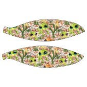 ベビーゲッコスかわいい漫画のキャラクター バスケットボール (パネル)