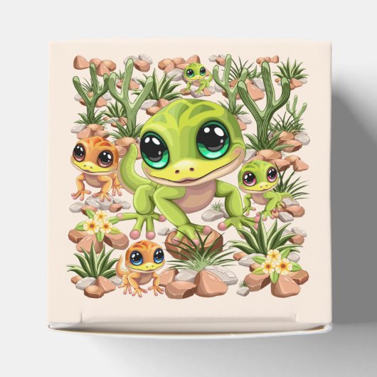 ベビーゲッコスかわいい漫画のキャラクター フェイバーボックス (上部)