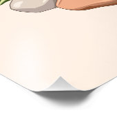 ベビーゲッコスかわいい漫画のキャラクター フォトプリント            (角)