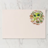 ベビーゲッコスかわいい漫画のキャラクター ペーパーパッド (正面)