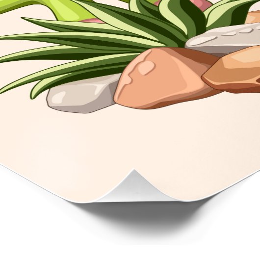 ベビーゲッコスかわいい漫画のキャラクター ポスター (コーナー)