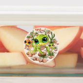 ベビーゲッコスかわいい漫画のキャラクター ラベル (貼付)