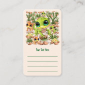 ベビーゲッコスかわいい漫画のキャラクター 名刺 (正面)