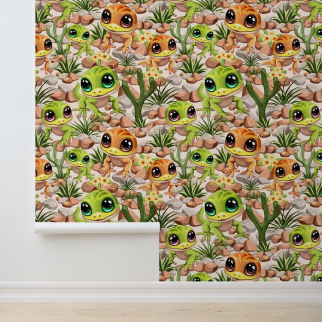 ベビーゲッコスかわいい漫画のキャラクター 壁紙 (アプリケーション)