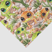 ベビーゲッコスかわいい漫画のキャラクター 薄葉紙 (詳細)