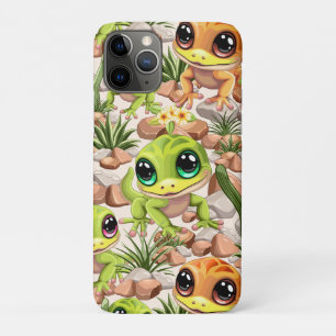 ベビーゲッコスかわいい漫画のキャラクター iPhone 11 PROケース