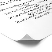 ベビーゲームのオリーブの枝セージ緑を言わない ポスター (角)