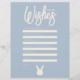 ベビーゲームのバニー赤ちゃんシャワーの願い