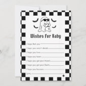 ベビーゲームカードのための面白いハロウィーンパーティーの願い 招待状 (正面)