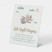 ベビーゲーム機赤ちゃんシャワー 台座サイン (正面)