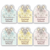 ベビーコアラこの本はキッズ蔵書票 シール (正面)