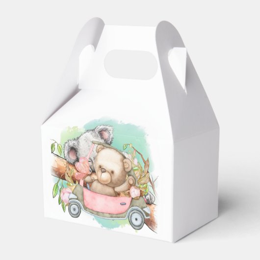 ベビーコアラ赤ちゃんシャワー愛用ボックス フェイバーボックス (裏面サイド)